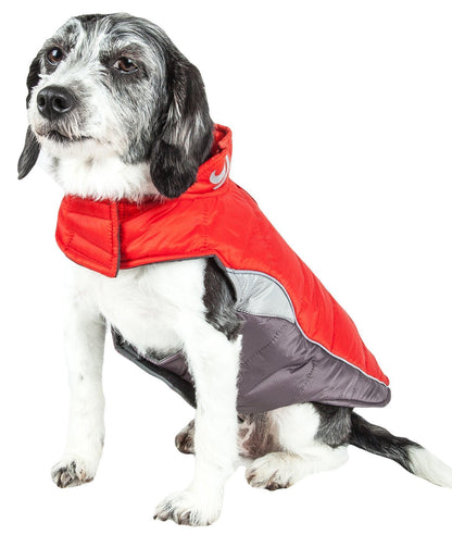 Dog Helios ® Hurricane-Waded Plush 3M Reflective Insulated Winter Dog Coat