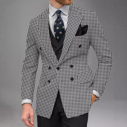 Business-Casual Tailored Suit Spring-Autumn Top For Men