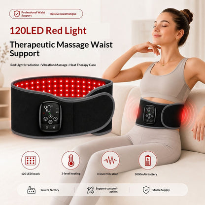 New Infrared Heating Massage Waist Belt For Near And Far Infrared Therapy