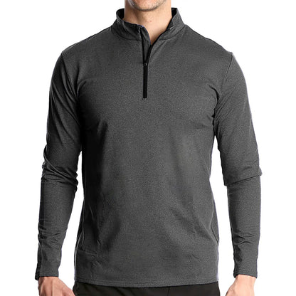 Long-sleeved Quick-drying Sports Pullover T-shirt