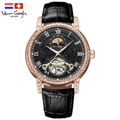 VAN GOGH Automatic Mechanical Men's Watch Yaojin Sunflower