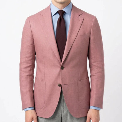 Mens Casual Plaid Jacket With Digital Print