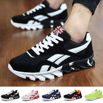 Fashion Mens Running Light Breathable Shoes Mens Sneakers Light Weight Running Elegant Soft Sneakers Comfortable Athletic Running Sneakers