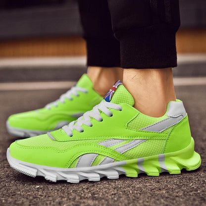Fashion Mens Running Light Breathable Shoes Mens Sneakers Light Weight Running Elegant Soft Sneakers Comfortable Athletic Running Sneakers