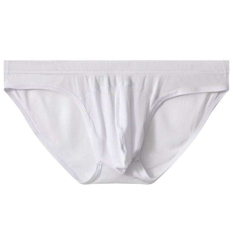 Men's Convex Low Waist Briefs Breathable Sexy Loose Pants