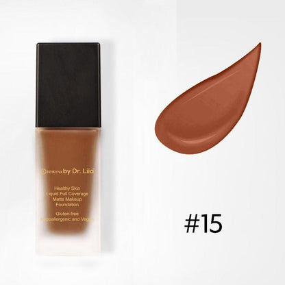 Healthy Skin Full Coverage Matte Foundation with SPF 30 – Vegan, Gluten-Free & Hydrating