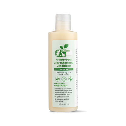 4-FURRY PETS 2-IN-1 *REGULAR SHAMPOO & CONDITIONER