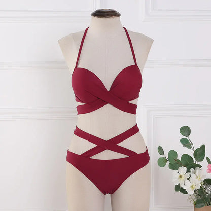Women's Color Block Bikini Swimwear