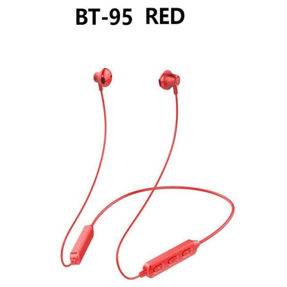 Hanging Neck Bluetooth 5.0 Wireless Sports Headset Ear Headset Bluetooth Headphones Earbuds Earphone With Microphone For Bluetooth Over Ear Headphones, Wireless 5.0/Wired Headset, 55Hrs Playtime, Hi-Fi Stereo Deep Bass, Soft Earmuffs & Light Weight