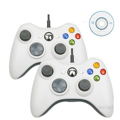 High Quality Black USB Wired Joystick Vibration Gamepad Controller Compatible With PC Monitor Laptop Smart TV