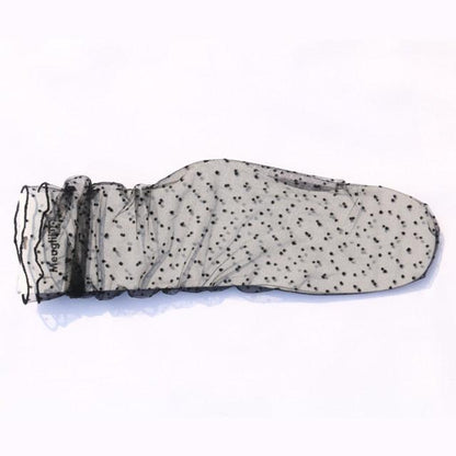 High Quality Lace Socks Women Transparent Mesh Ankle Socks Ladies Ultra-Thin Princess Tulle Socks For Women
