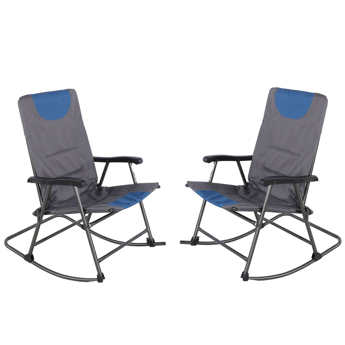 Ainfox Oversized Chair Folding Chair Rocking Chair Camping Chair Portable Chair Outdoor Chair Rocker Chair