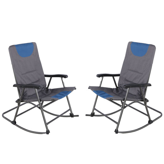 Ainfox Oversized Chair Folding Chair Rocking Chair Camping Chair Portable Chair Outdoor Chair Rocker Chair
