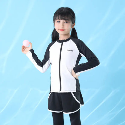 Kids Long Sleeve UV Protection Swimwear for Boys and Girls