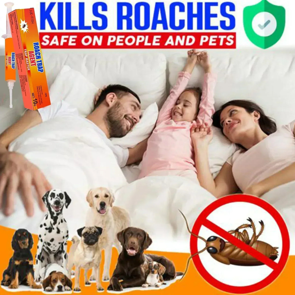 Cockroach Killing Gel - Fast-Acting Indoor Pest Control
