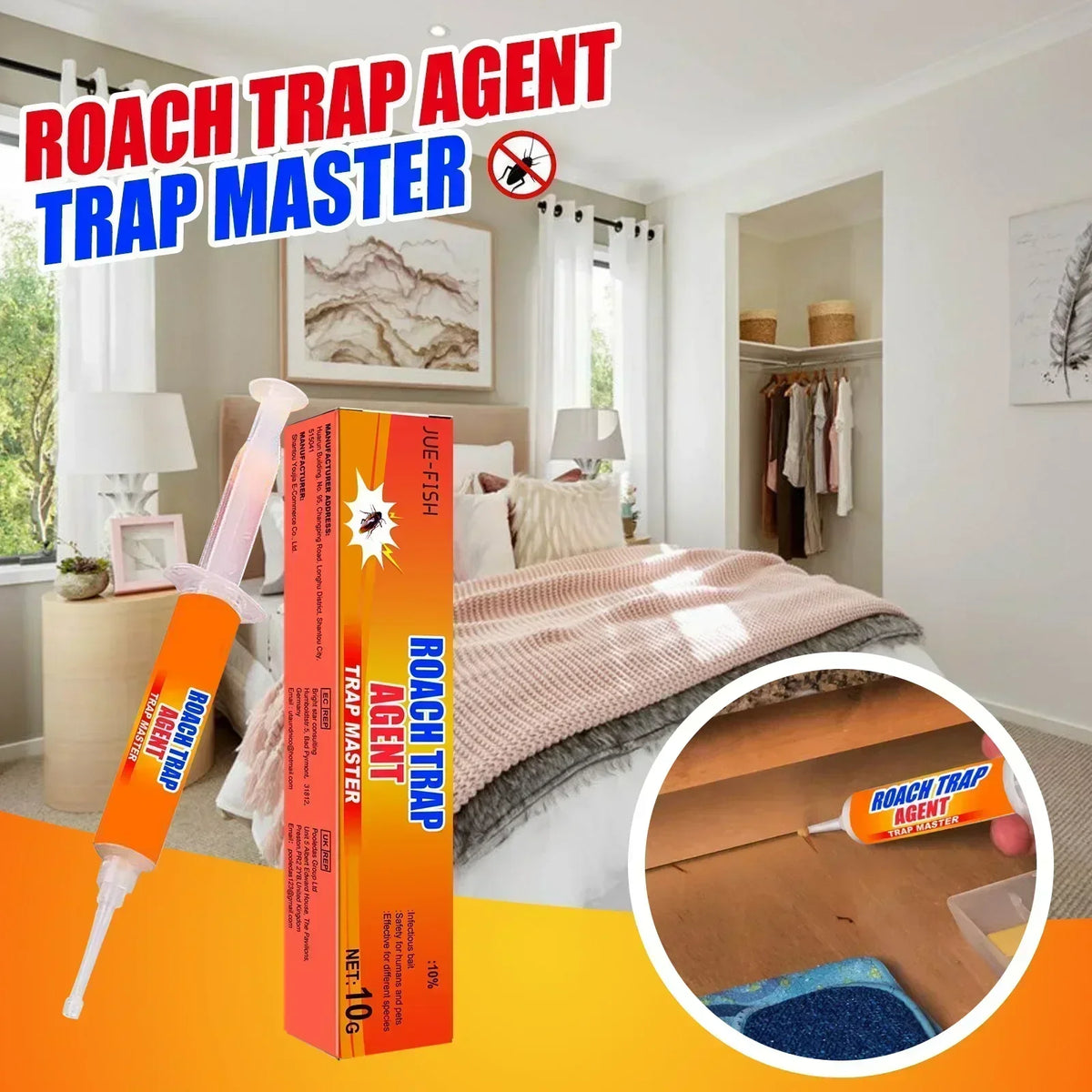 Cockroach Killing Gel - Fast-Acting Indoor Pest Control