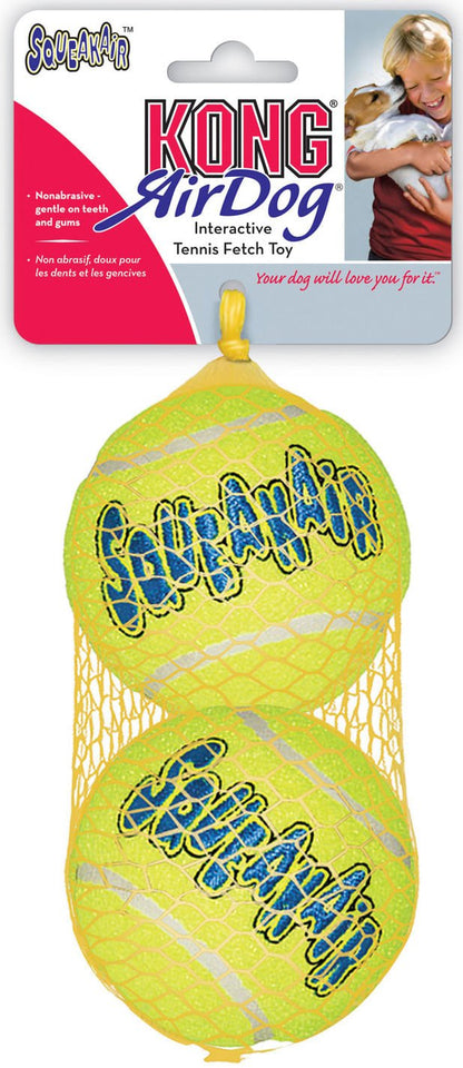 KONG SqueakAir® Ball – Durable Squeaker Tennis Ball Dog Toy for Fetch & Play