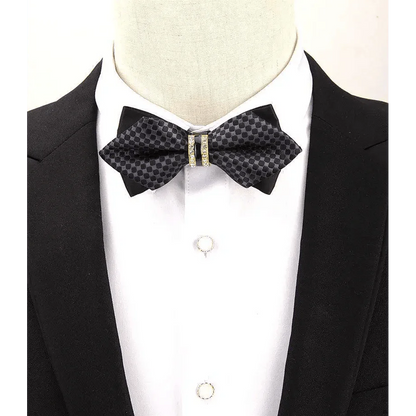 Luxury Men Polyester Bowtie Fashionable Bowtie Stylish Design Wedding Parties Bowties