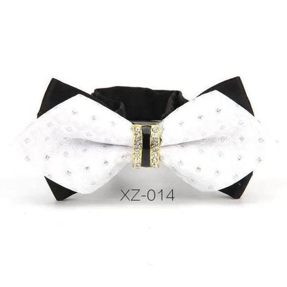 Luxury Men Polyester Bowtie Fashionable Bowtie Stylish Design Wedding Parties Bowties