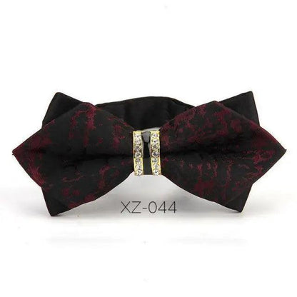 Luxury Men Polyester Bowtie Fashionable Bowtie Stylish Design Wedding Parties Bowties