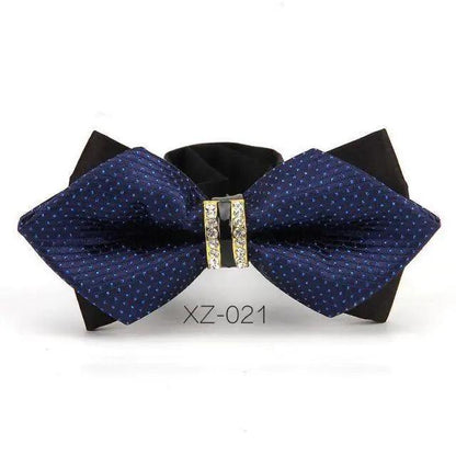Luxury Men Polyester Bowtie Fashionable Bowtie Stylish Design Wedding Parties Bowties
