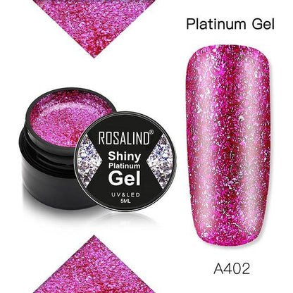 Luxury Modern Crystal Shiny Gel Nail Polish Painting Nails Art Design Diamond Manicure Gel Luxury Design For Women and Girls