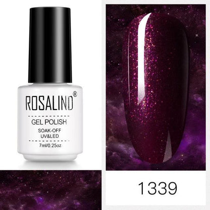 Luxury Womens Pink Shiny Nail Gel Polish Varnish Permanent UV Gel Popular High Quality Colorful Nail Polish