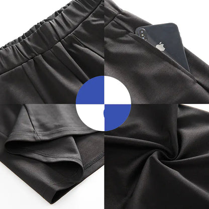 Plus Size High Waist Wide Leg Pants for Women