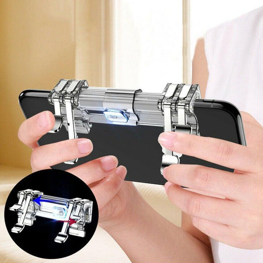Mobile Trigger Gamepad Controller Sensitive Touch Fire Button Shooter Grip Trigger Aim Key Joystick for IOS Android