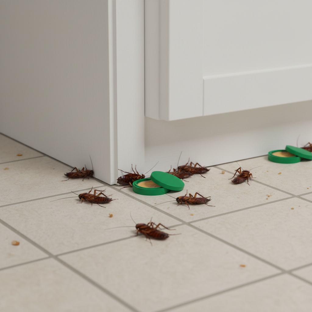 12 Pack Moonspry Cockroach Killer Sticker – Indoor Roach Control