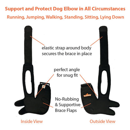NeoAlly Elbow and Shoulder Brace for Dogs and Cats - Optimal Support for Pet Mobility