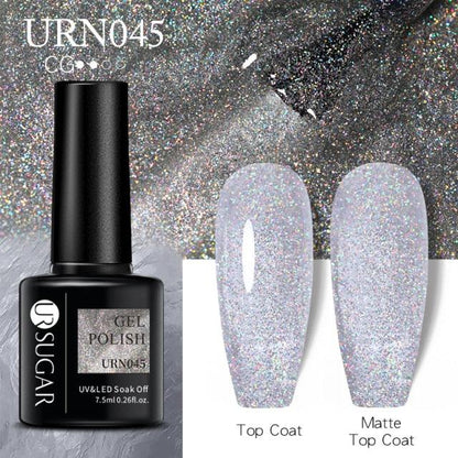New 2022 Pink Blue Gel Nail Polish UV Color Changing Elegant Luxury Glossy Nail Design For Womens