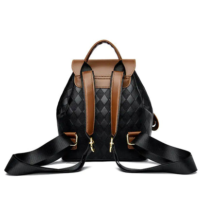 Female Backpack Casual Multifunction Women Leather Backpack