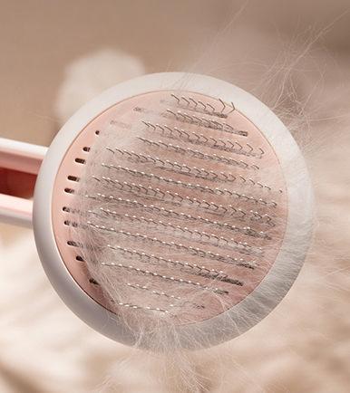 Pet Life ® 'Concepto' Modern Bristle Grooming Pet Deshedder Comb