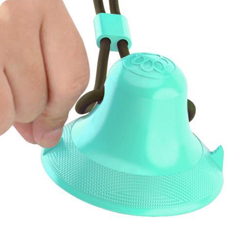 Pet Life ® 'Grip N' Play' Treat Dispensing Football Shaped Suction Cup Dog Toy