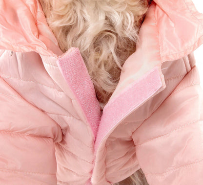 Pet Life ® Lightweight Adjustable and Collapsible 'Sporty Avalanche' Dog Coat w/ Pop-out Zippered Hood