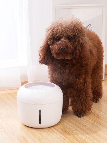 Pet Life ® 'Moda-Pure' Ultra-Quite Filtered Dog and Cat Fountain Waterer