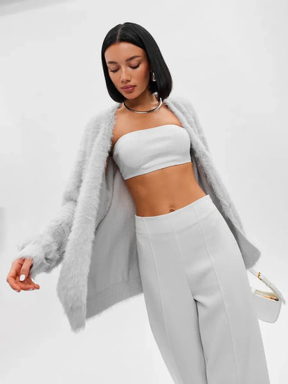 Cozy Priya Loose V-neck Sweater - Fall Essential