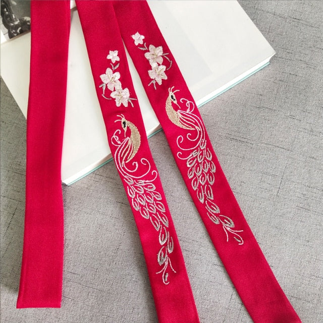 Antique Chinese clothing ribbon embroidery accessorie