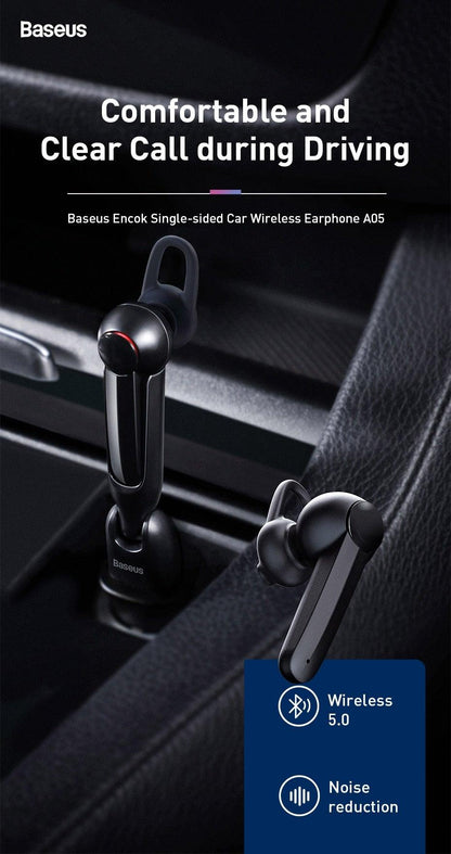 Magnetic Charging Wireless Bluetooth Earphone Bluetooth Headset Single Handsfree with Microphone Business Ear Updated Design with Industry Leading Sound & Improved Comfort, Long Wireless Range,
