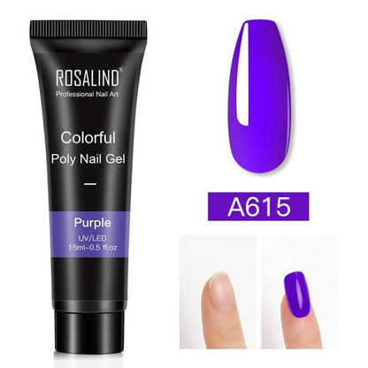 New Popular Nail Polish Gel 15ml UV Nail Extension Gel Permanent Nail Art Manicure Design Fashion Gel For Womens