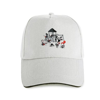 Theme Park Jason Clown Saw Halloween American Horror Cap