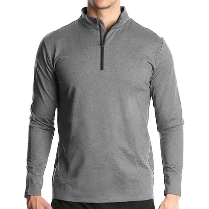 Long-sleeved Quick-drying Sports Pullover T-shirt