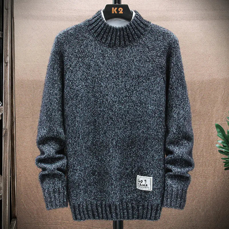 Knitted Sweater Tops and Bottoming Shirts