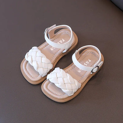 Summer New Girls' Fashion Woven Sandals