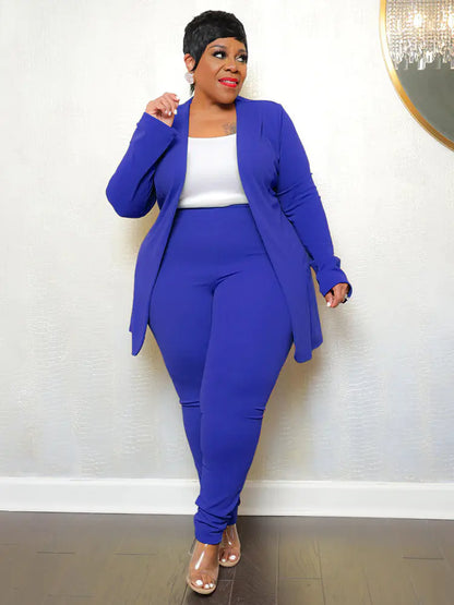 Plus Size Women’s Matching Two-Piece Outfit Set