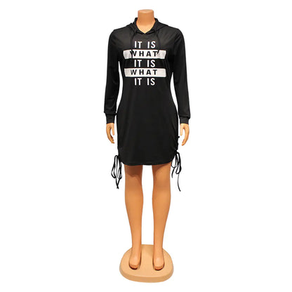 Women's Long-Sleeved T-Shirt Dress