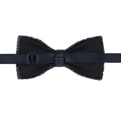 Shiny Butterfly Men Bowtie Sparkling Wedding Bridegroom Bow Ties  Adjustable Length Party Bowties