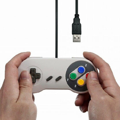 Simple Sustainable USB Portable Joystick Gamepad Controller Compatible With PC Computer Laptop  Ergonomic Design Joystick