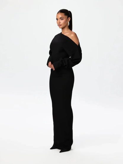 Stella Knitted Dress Evening: Knitted Elegance